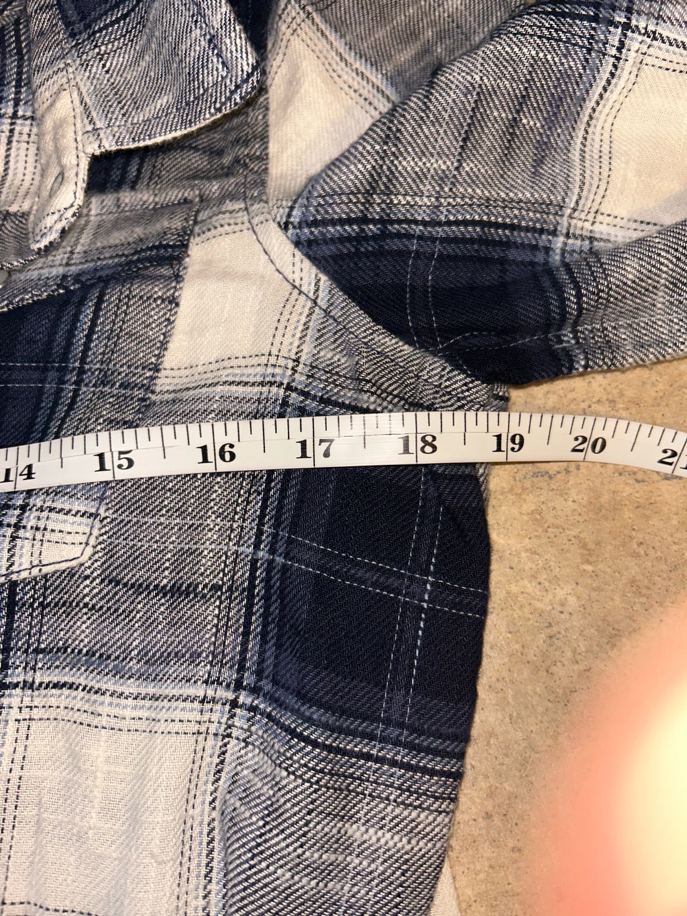 Old Navy Dress - navy/cream plaid Webster inspired button front shirt dress - Picture 10 of 11